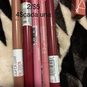 Maybelline SuperStay Ink Crayon Lipstick Collection - Nude, Pink, Red